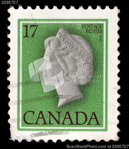 Image of Stamp printed by Australia, shows Queen Elizabeth II