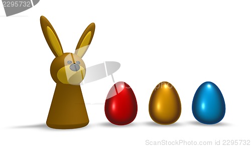 Image of easter eggs