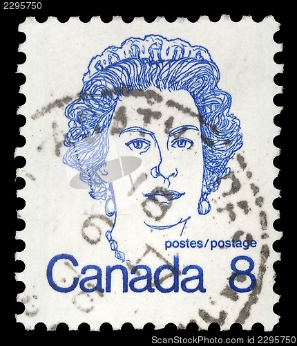 Image of Stamp printed by Australia, shows Queen Elizabeth II