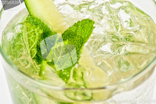 Image of cocktail with cucumber