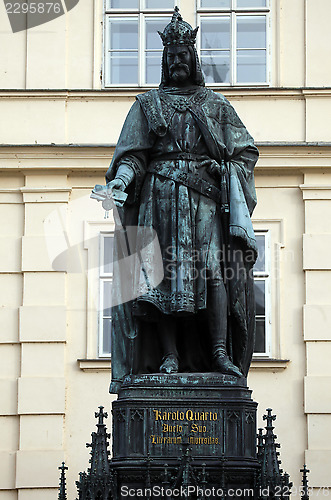 Image of Statue of Charles IV in Prague, Czech Republic