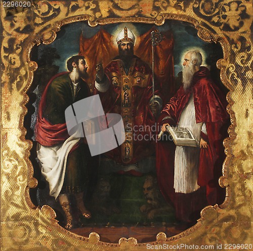 Image of Saint Mark, Saint Jerome and Saint Barthelemy