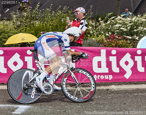 Image of The French Cyclist Jimmy Engoulvent 