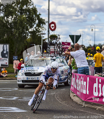 Image of The French Cyclist Cyril Lemoine