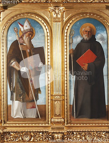 Image of Saint Benedict and Saint Augustine