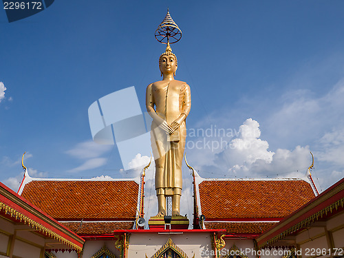 Image of standing Buddha statue