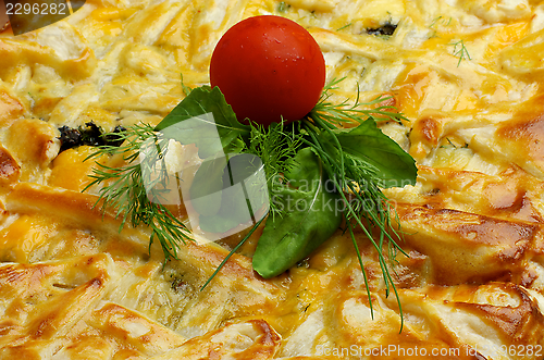 Image of Cheese and Greens Pie