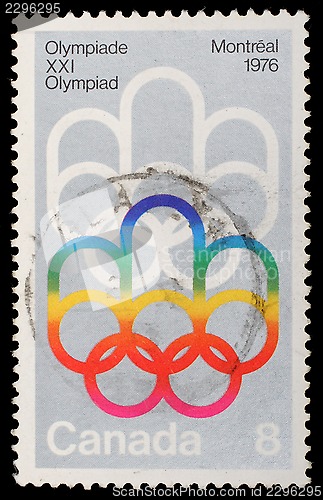 Image of Stamp printed by Canada, shows Montreal Olympic Games