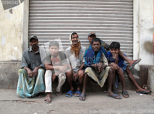 Image of Streets of Kolkata. People live and work on the streets