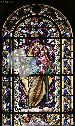 Image of Saint Joseph with child Jesus