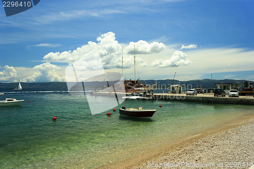 Image of Boat anchorer on beach