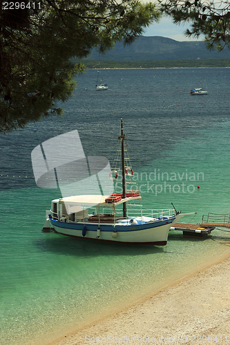 Image of Boat anchorer on beach