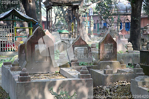 Image of Muslim cemetery in Kolkata