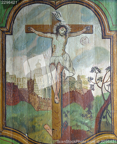 Image of Jesus crucified on the cross