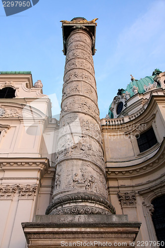 Image of Karlskirche Church in Vienna, Austria