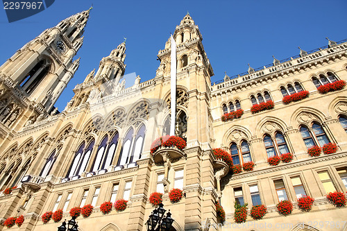 Image of Rathaus in Vienna, Austria