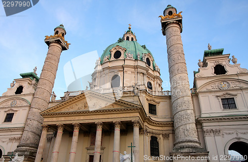 Image of Karlskirche Church in Vienna, Austria