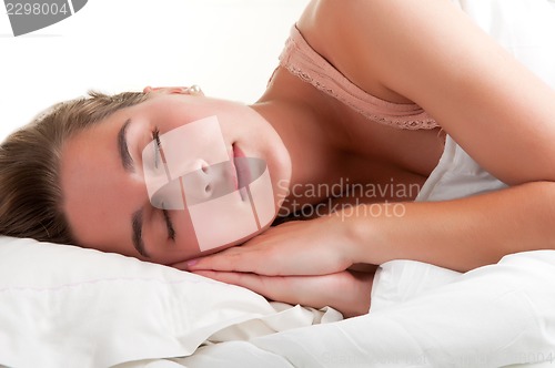 Image of Woman Sleeping