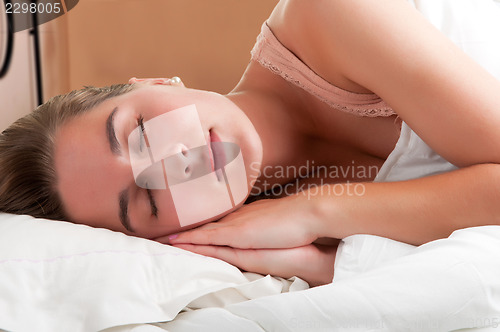 Image of Woman Sleeping