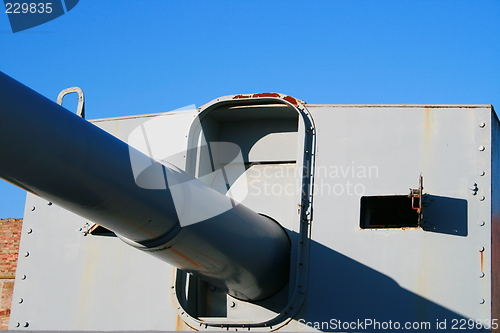 Image of WW2 Coastal Defence Gun