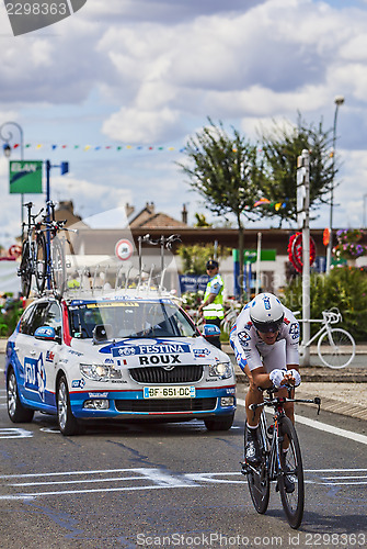 Image of The French Cyclist Anthony Roux