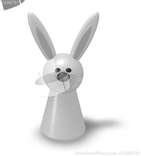 Image of white bunny