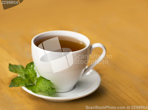 Image of cup of aromatic tea