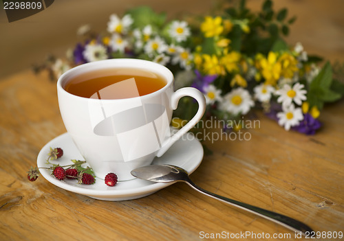 Image of cup of aromatic tea