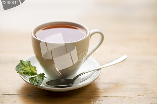 Image of cup of aromatic tea