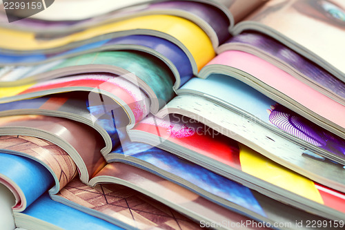 Image of stack of magazines