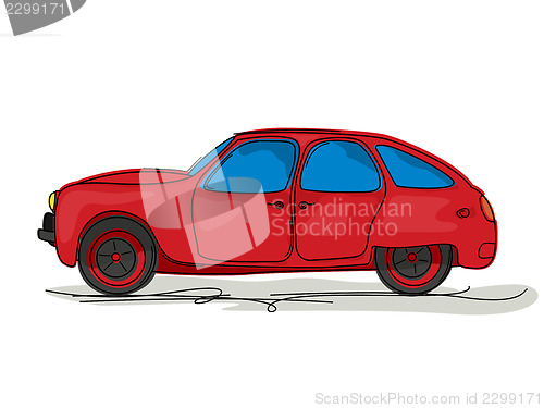 Image of Sport car cartoon