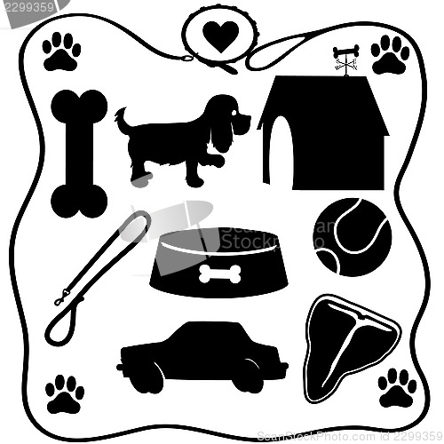 Image of Dog Stuff Silhouettes