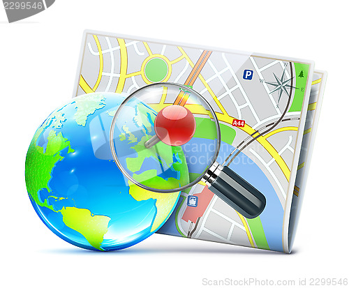 Image of Global navigation concept 