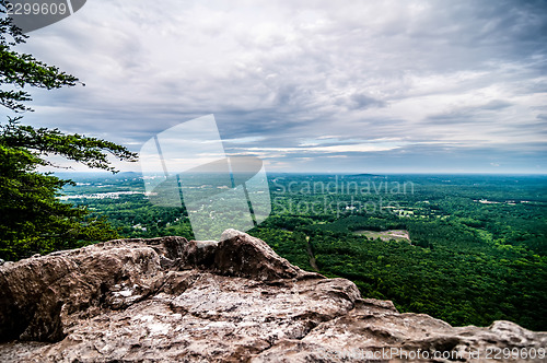 Image of beautiful scenery from crowders mountain in north carolina