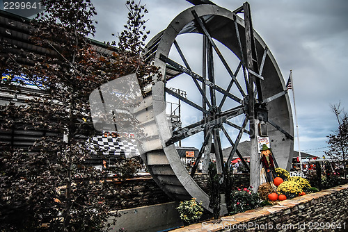 Image of old mill water wheel
