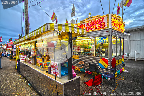 Image of Fair Corn Dogs, part of the midway at state fair