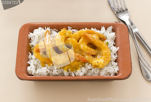 Image of Curried Shrimps