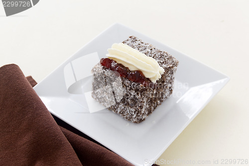 Image of Cream Lamington