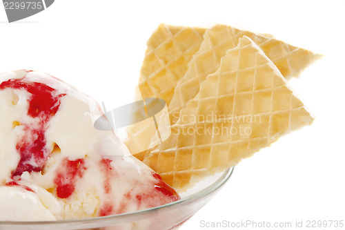 Image of Ice Cream With Topping