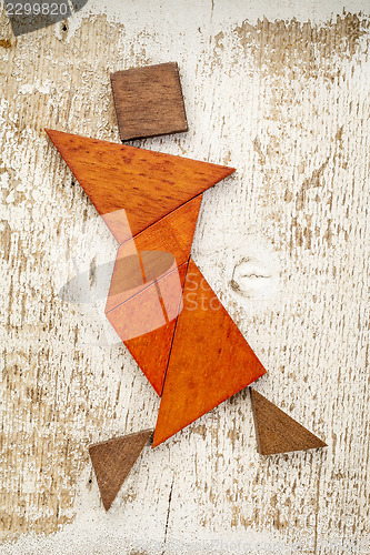 Image of tangram dancer figure