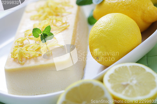 Image of lemon semifreddo