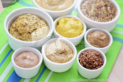 Image of various mustards