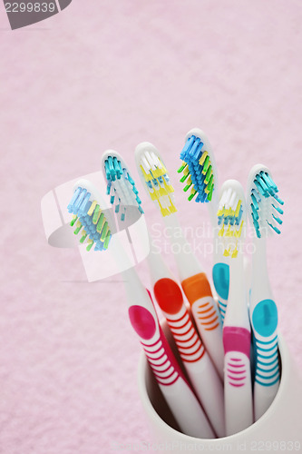 Image of toothbrushes