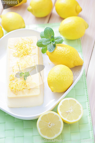 Image of lemon semifreddo