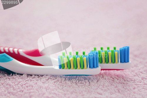 Image of toothbrushes