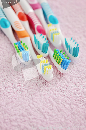 Image of toothbrushes