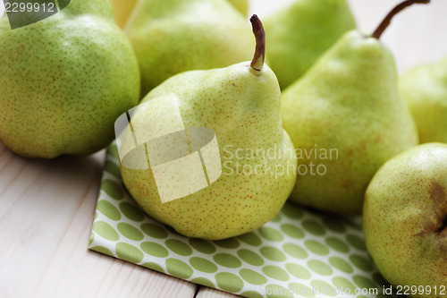 Image of green pears