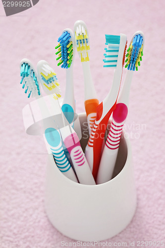 Image of toothbrushes