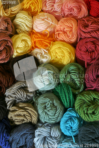 Image of Skeins of Yarn - Vertical