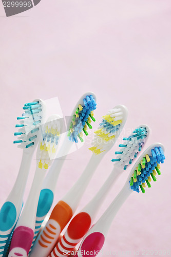 Image of toothbrushes